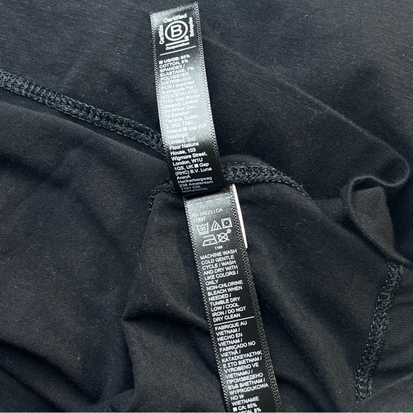 Athleta Size XS Scoop Neck T-shirt Above Elbow Sleeve Black Used - Picture 5 of 7